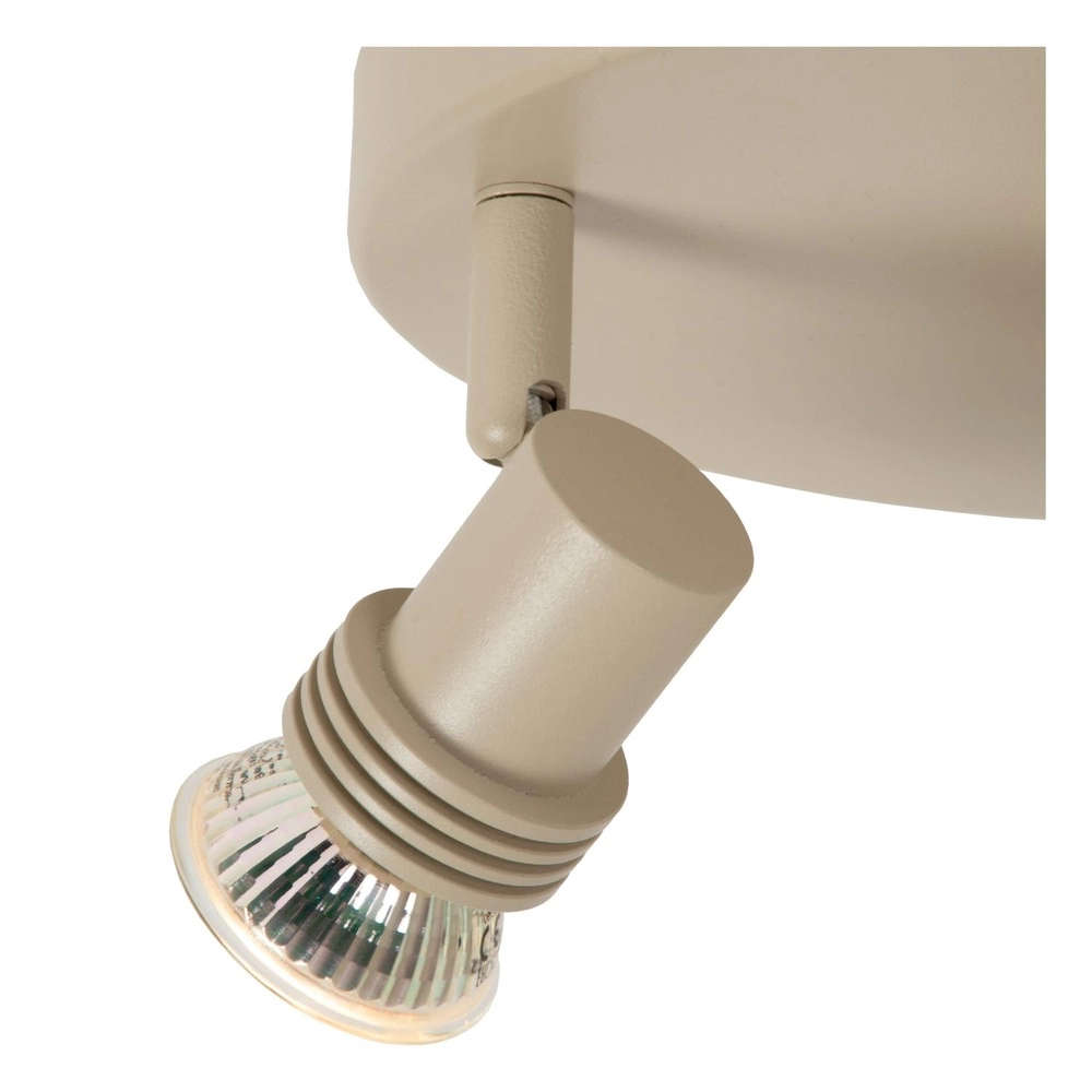 Plafondspot Kianti 2-lichts zand bruin Lucide 5411212531124