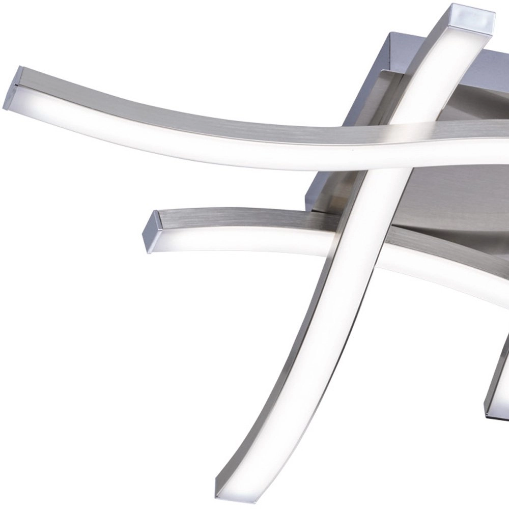 Design plafondlamp Route 4-lichts grijs Trio 4017807389340