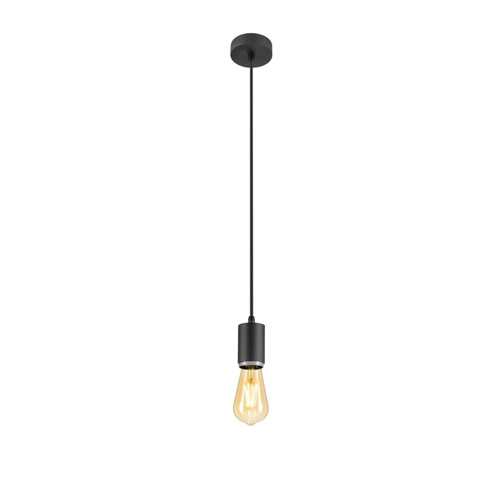 Pendelarmatuur Lalu 2m zwart E27 SLV 4024163317399