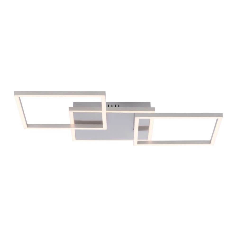 Plafondlamp Iven 64cm - 3000K RVS Plafondlamp Iven 64cm - 3000K RVS