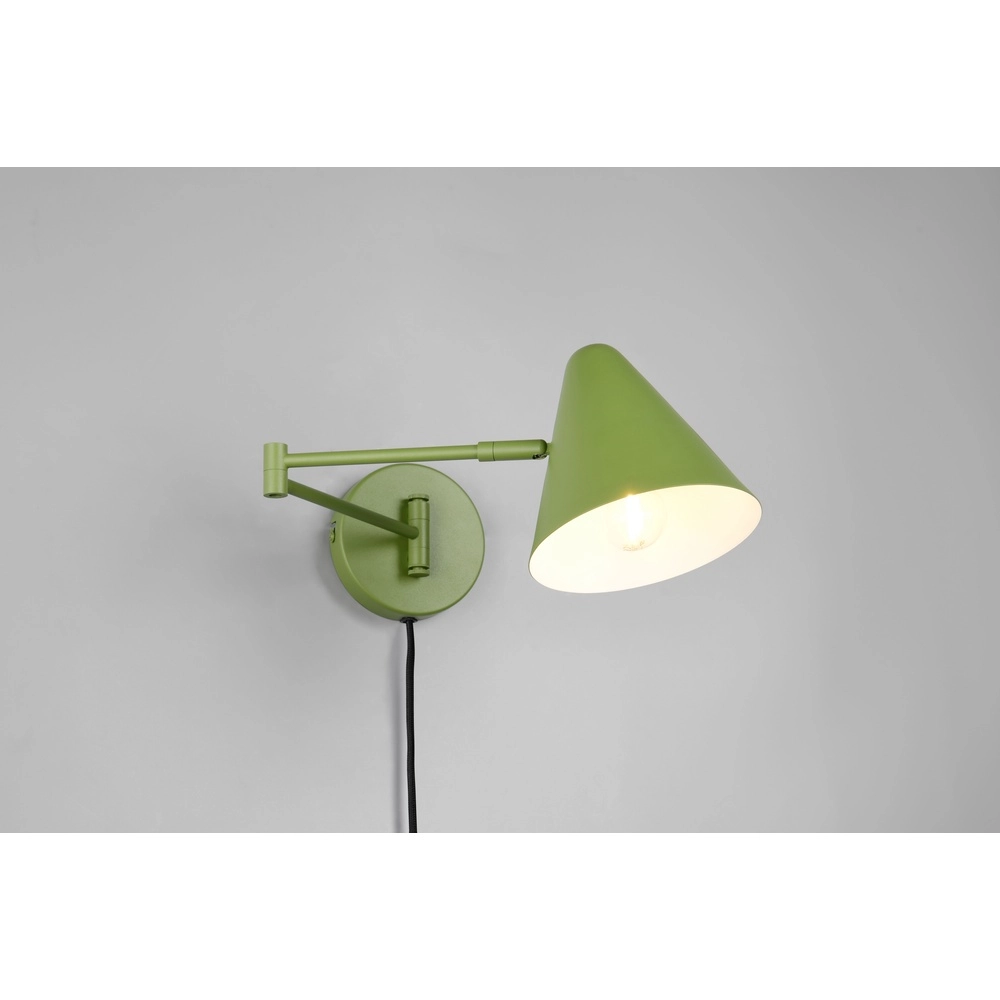 Design wandlamp Cosima groen Trio 4017807659993