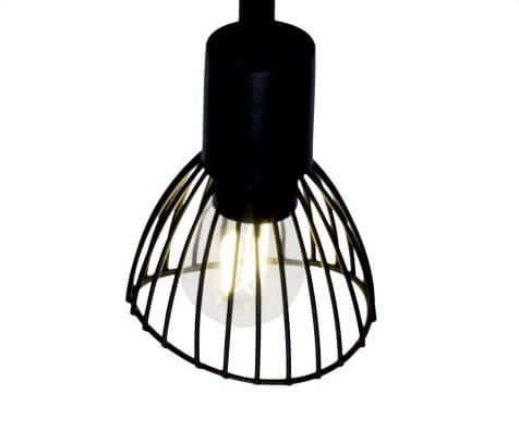 Zwarte plafondlamp Elhi 3-lichts Brilliant 4004353306570