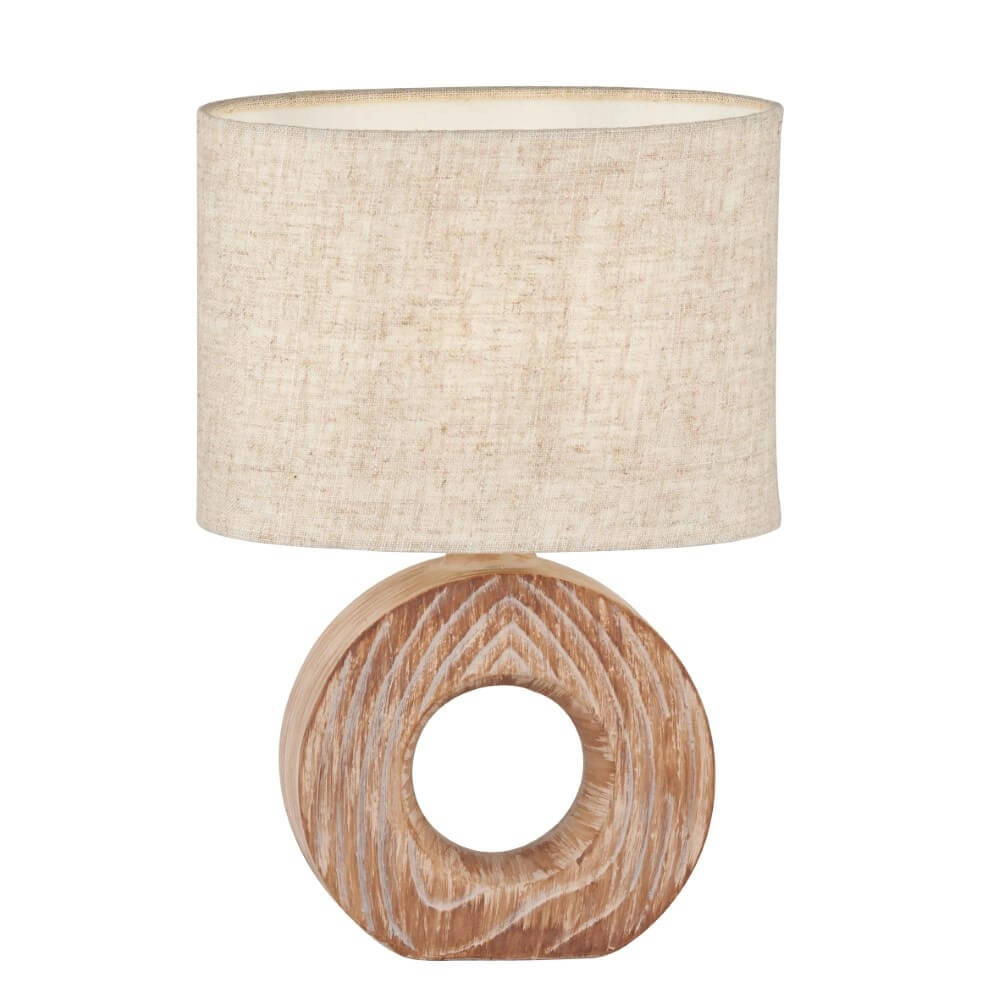 Schemerlamp Hanke met keramieken voet