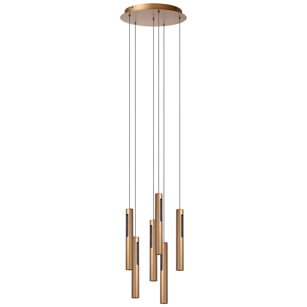 Design hanglamp Griffith 6-lichts brons Premium by Lucide 5411212241948