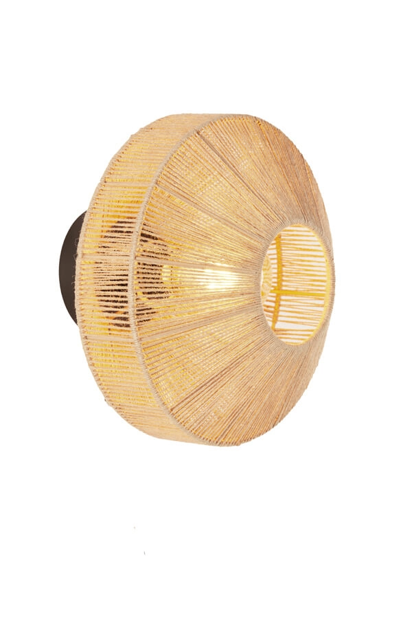 Rotan wandlamp Lyra Ø 31cm