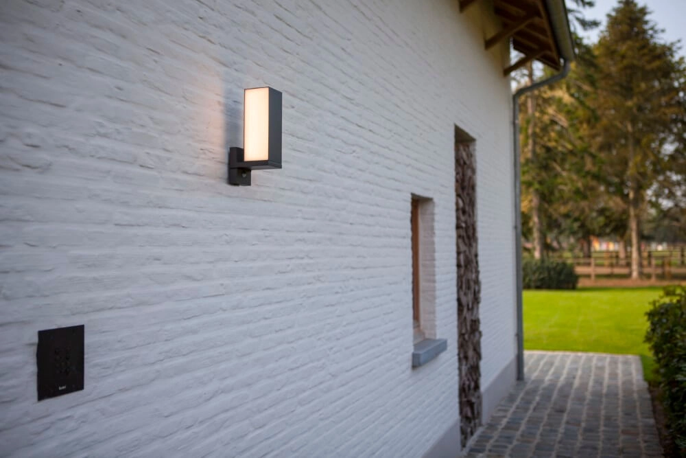 Rechthoekige wandlamp Cuba antraciet Lutec 6939412011523