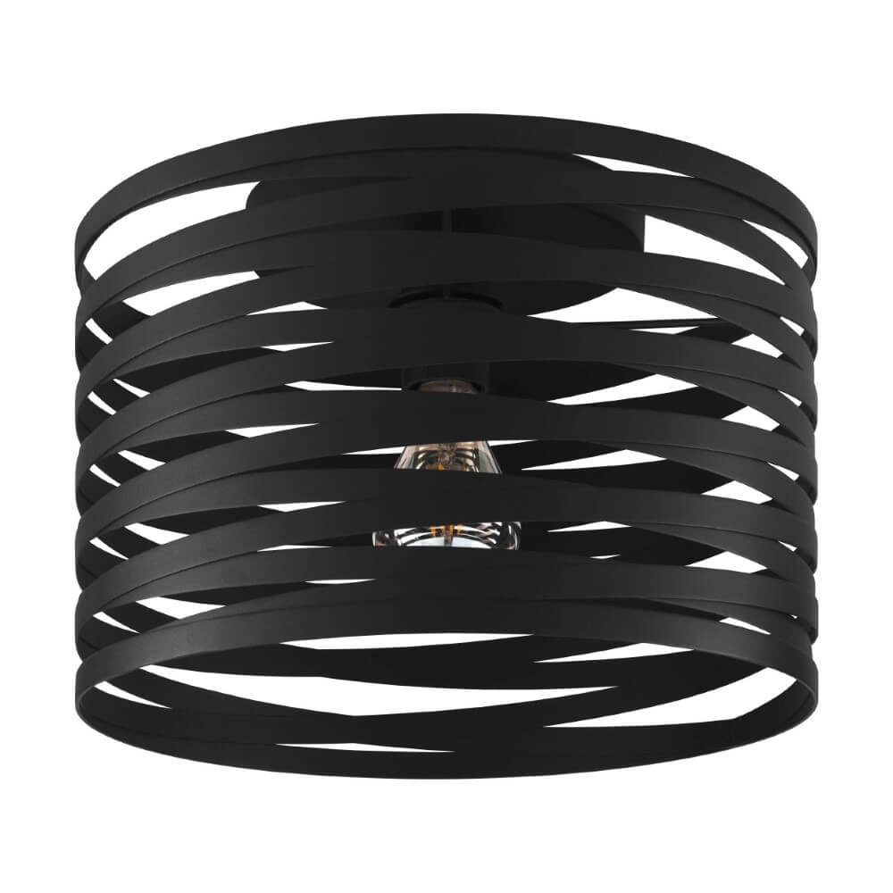 Zwarte plafondlamp Cremella Ø 37cm Zwarte plafondlamp Cremella Ø 37cm