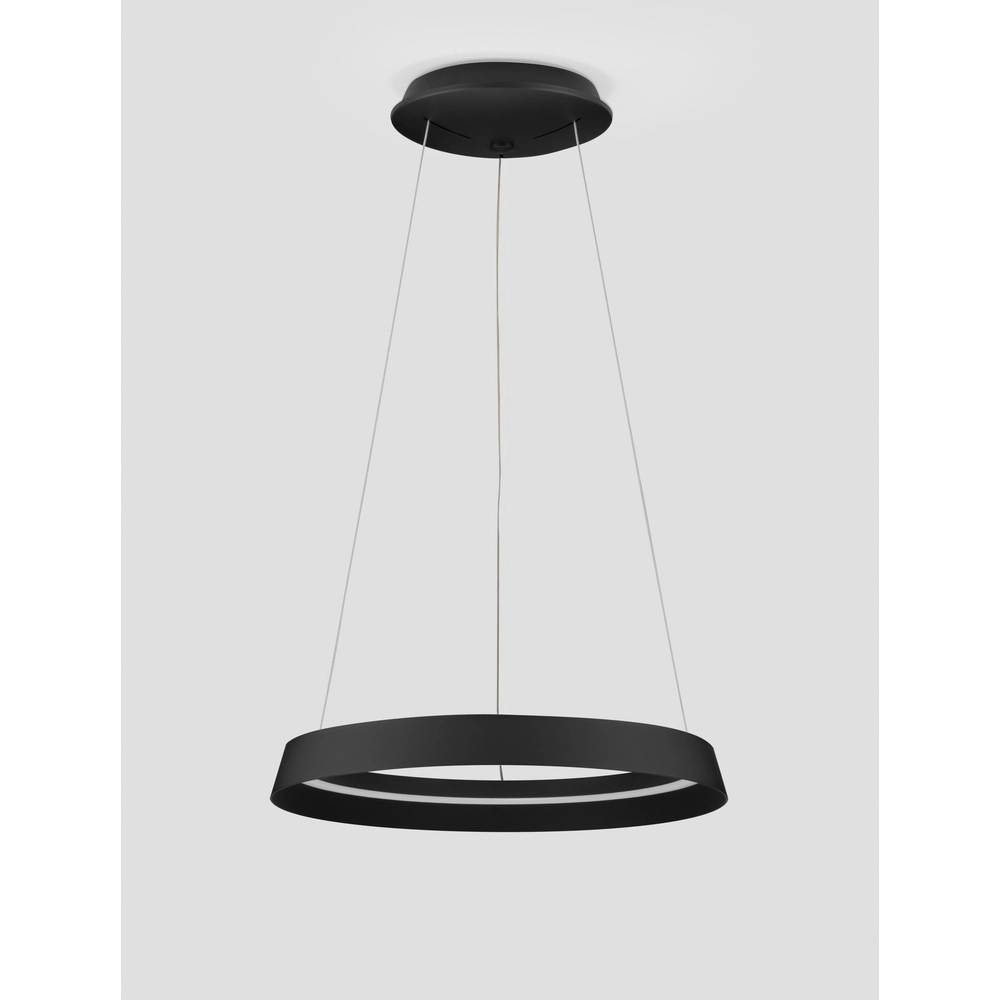Design hanglamp Ormi Ø 45cm zwart Lyora 5212017448804