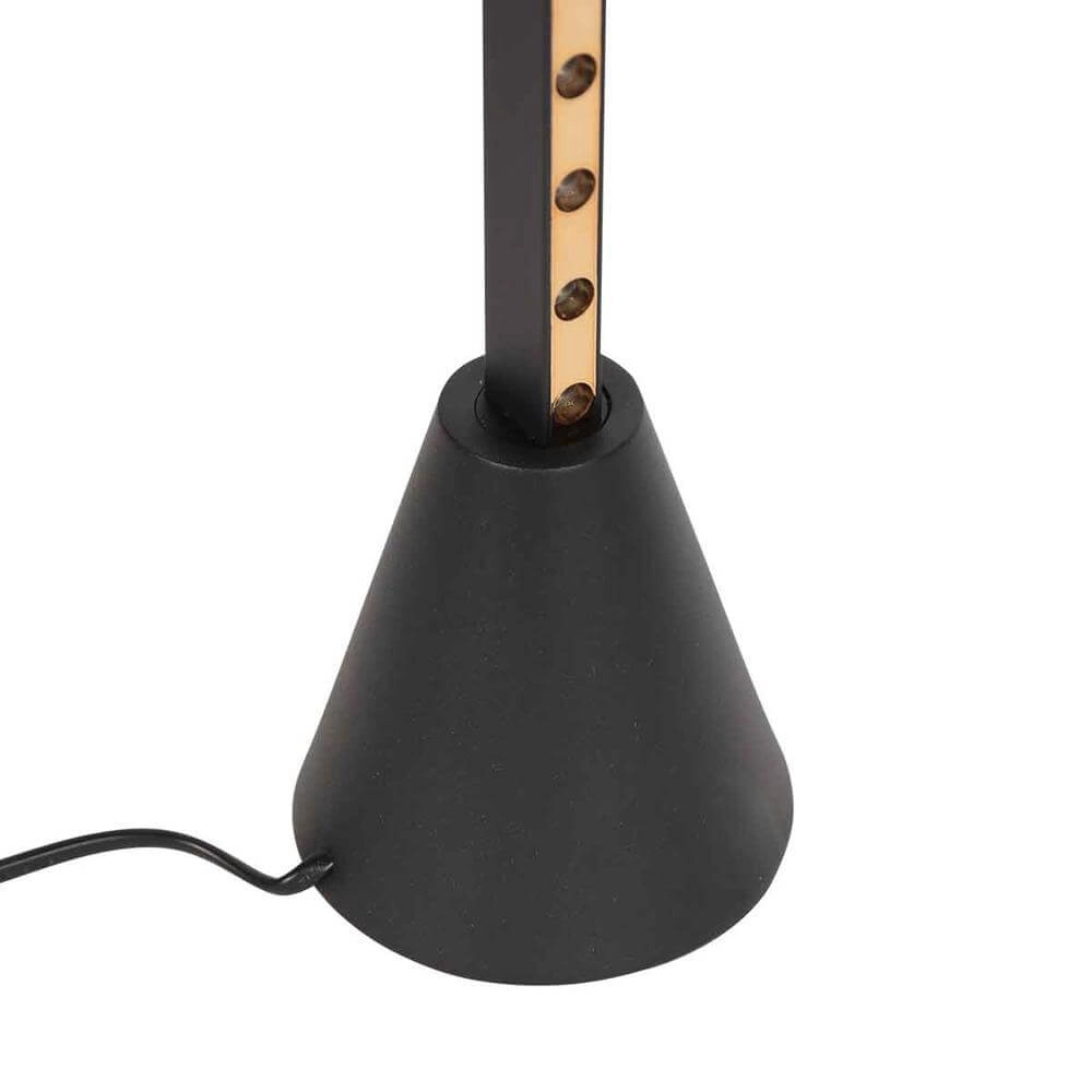Strakke vloerlamp Luzhaz zwart Steinhauer 8712746176605
