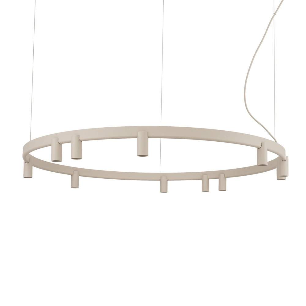 Design hanglamp Fourty zand bruin Ø 116cm