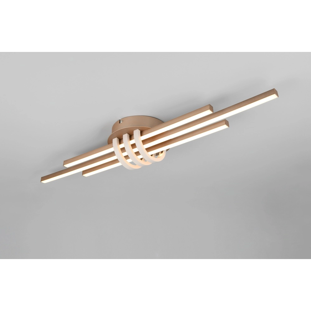 Plafondlamp Cinto design mokka bruin Trio 4017807612486