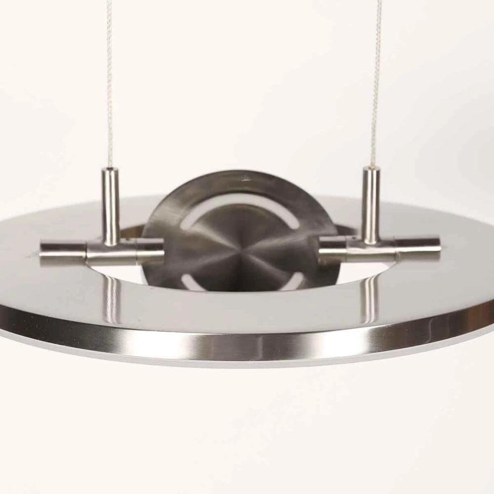 Strakke hanglamp Soleil Ø 32cm grijs Steinhauer 8712746176674