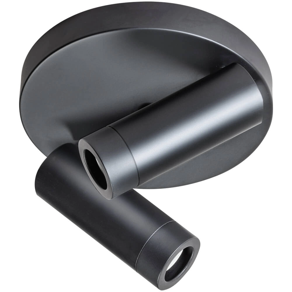 Dubbele opbouwspot Miller zwart ETH 8720195303107