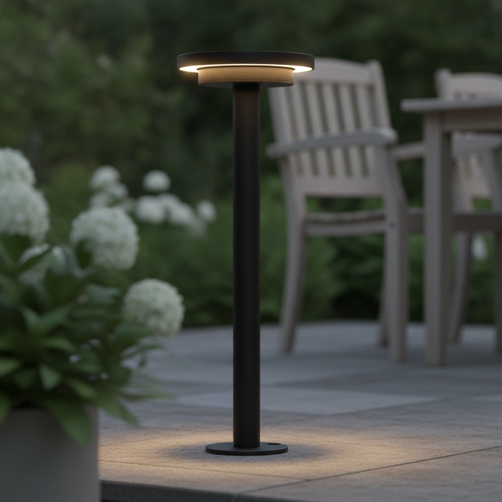 Tuinlamp Nitro design zwart 43,7cm