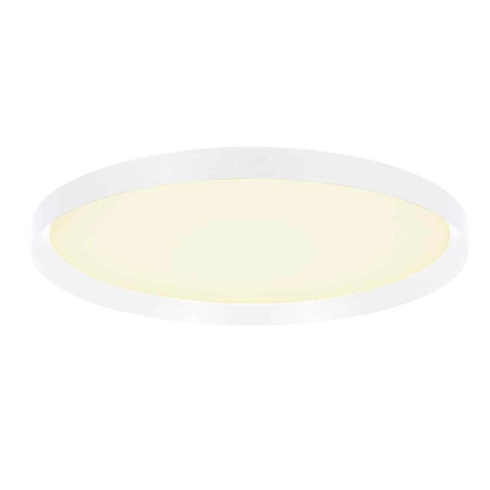 Strakke plafondlamp Flady wit Ø 50cm Strakke plafondlamp Flady wit Ø 50cm