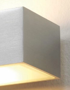 Buitenlamp up down Eindh 13cm-aluminium Artdelight 8719831733491