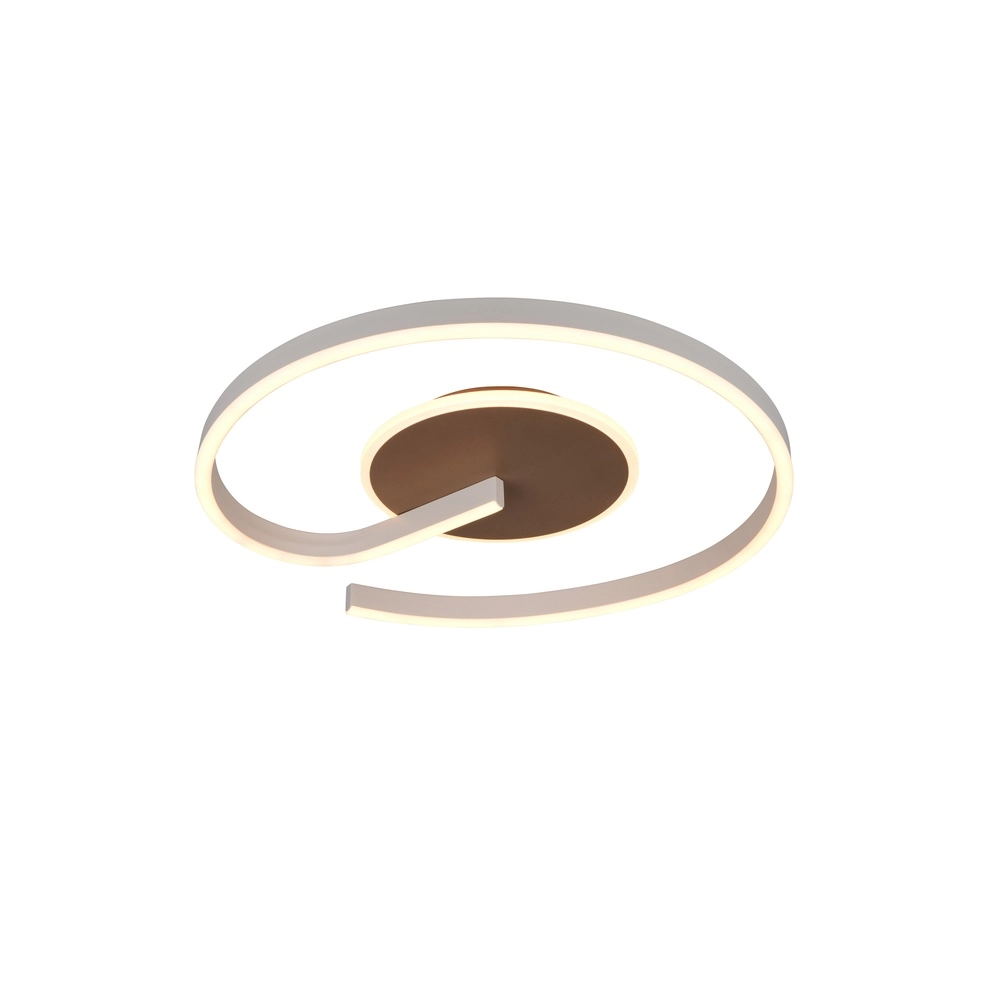 Design plafondlamp Calle  mokka bruin Design plafondlamp Calle  mokka bruin