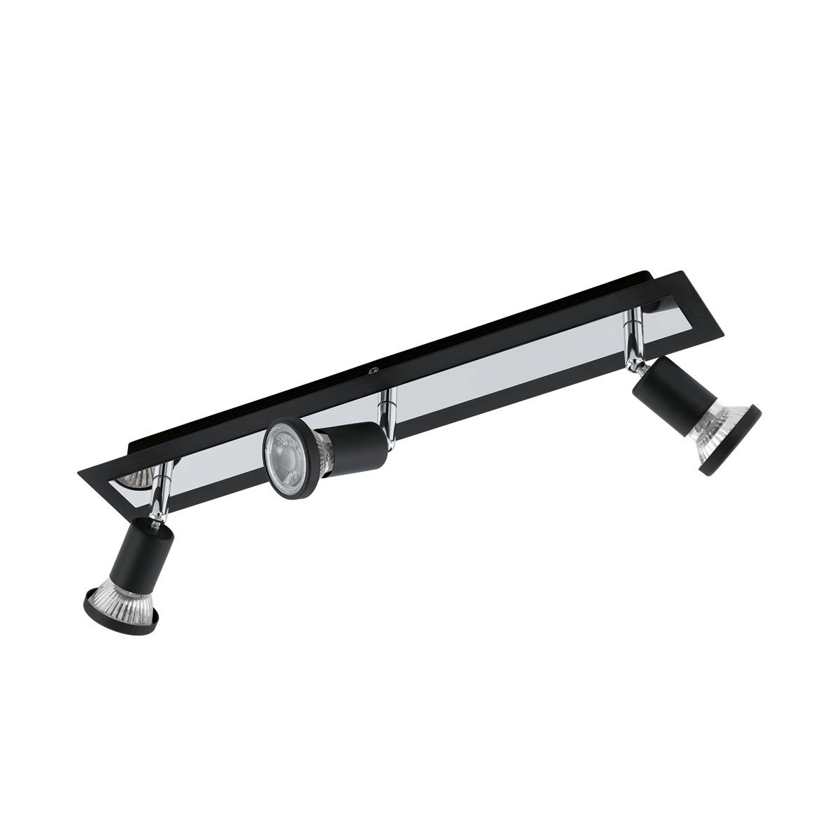 Led plafondspot Sarria 3-lichts zwart Led plafondspot Sarria 3-lichts zwart