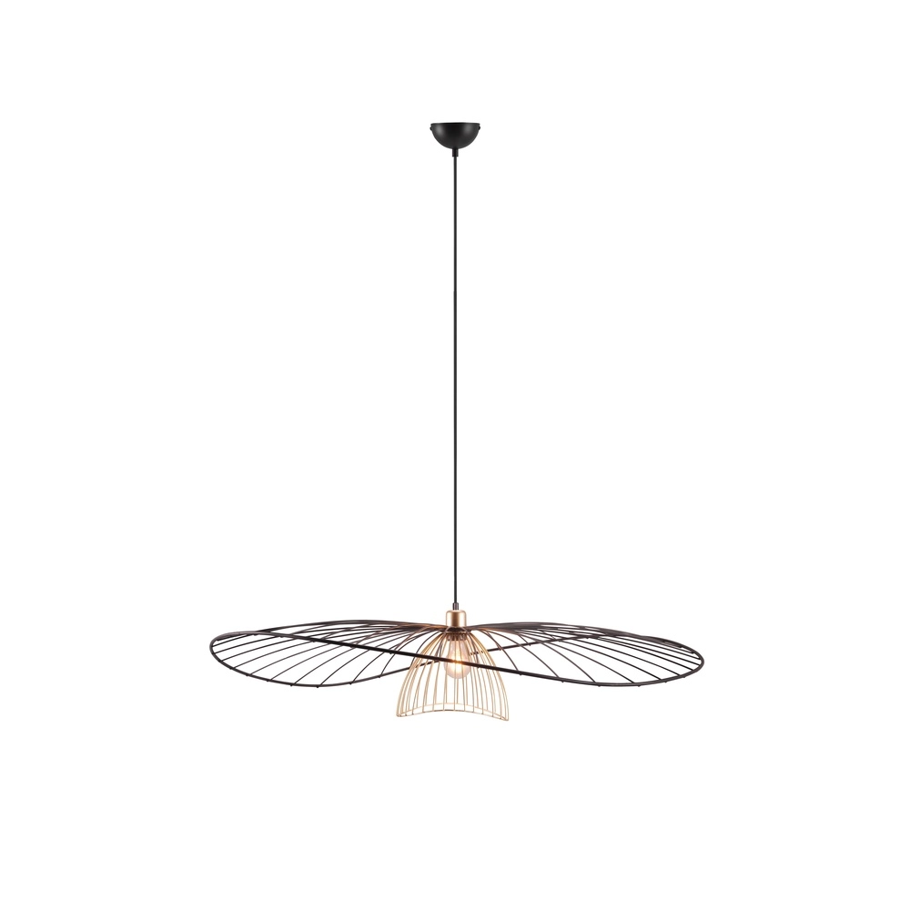 Hanglamp Lauris Ø 100cm zwart Trio 4017807678093