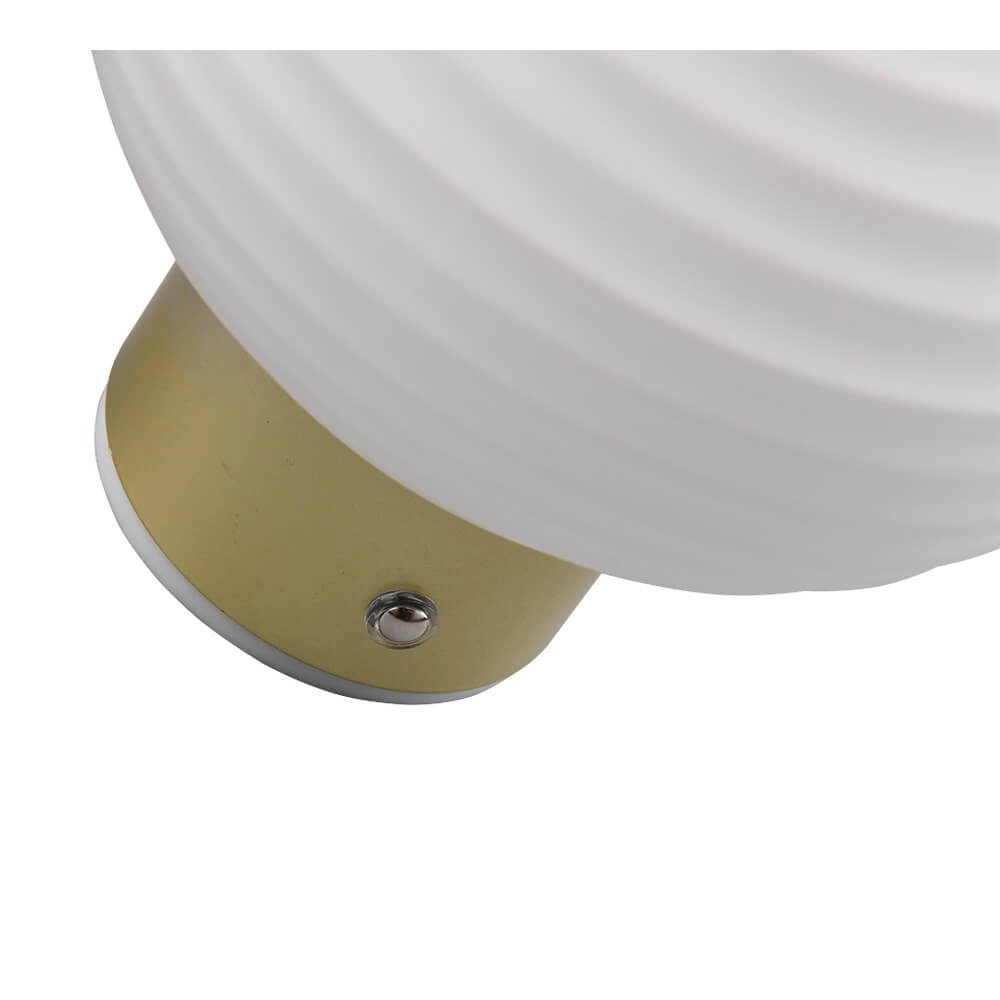 Wandlamp Earl wit glas oplaadbaar Trio 4017807643442