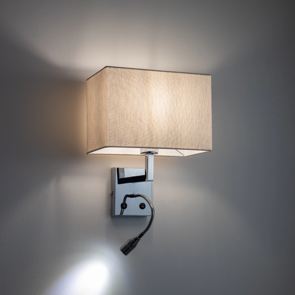 Bedlampje Hotel Mood Led 26cm crème Lyora 5903139117852