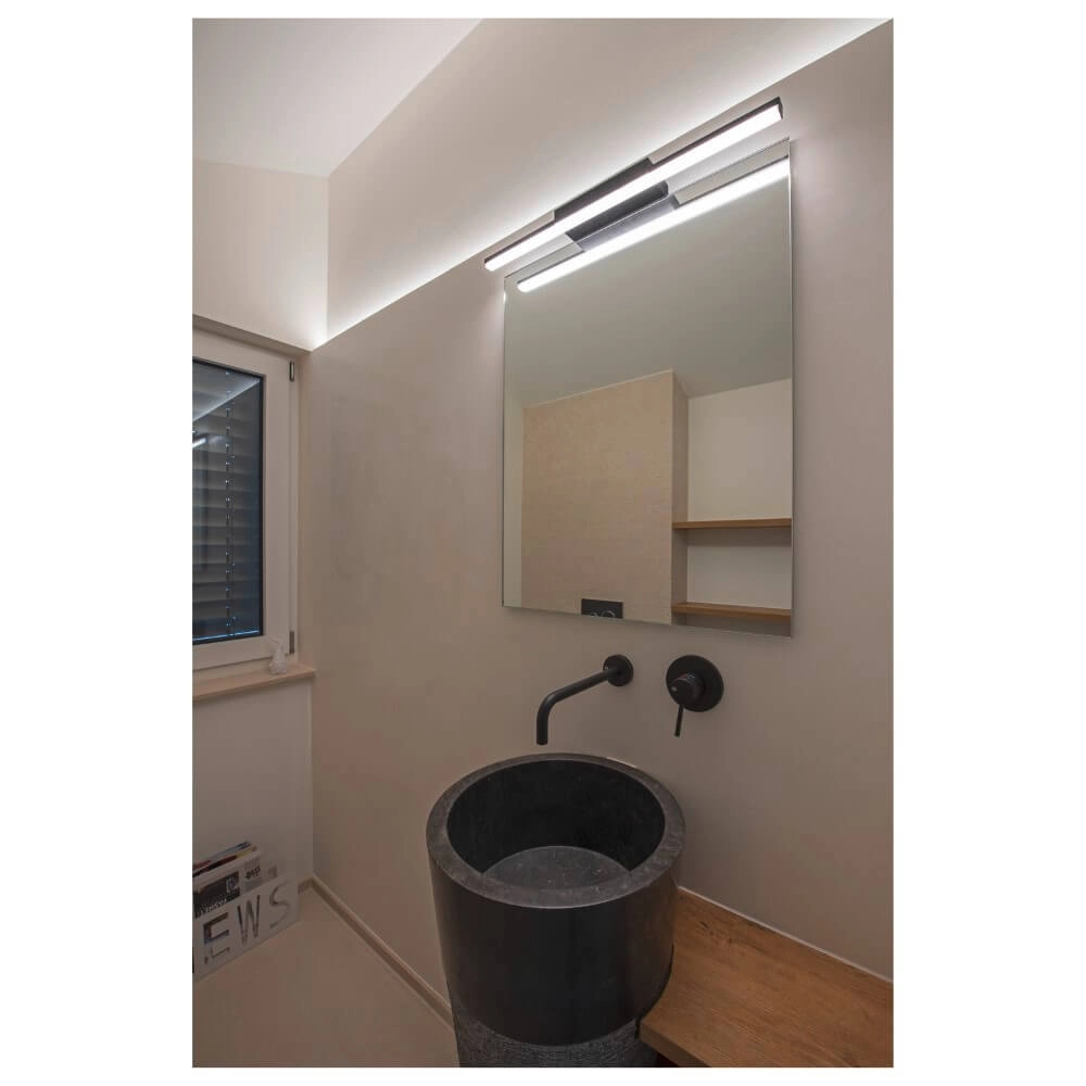 Led spiegel verlichting Glenos II zwart SLV 4024163236584