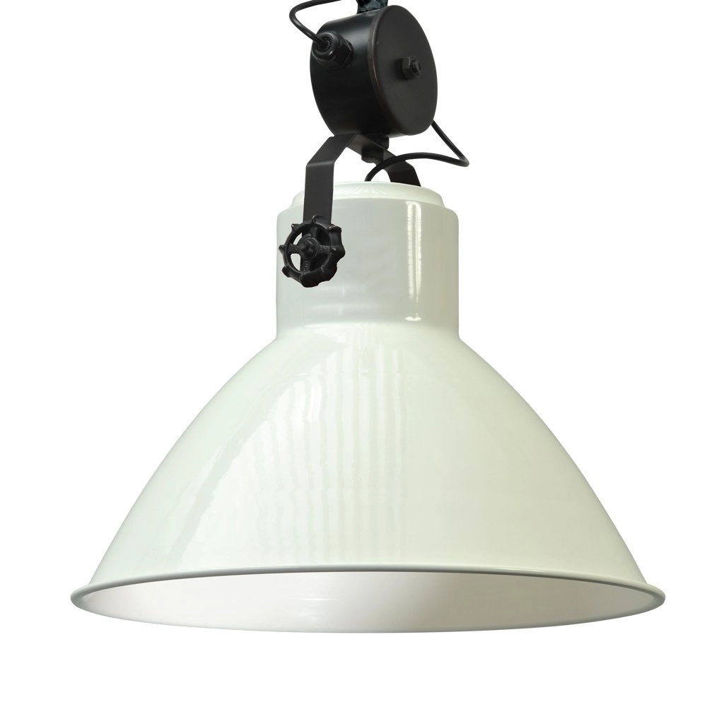Retro industrie hanglamp Industria 44 Bud wit met zwart Masterlight 8718121232737