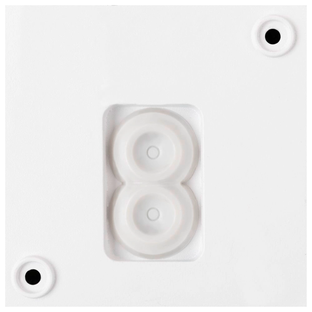 Strakke buitenlamp Q-Ring met sensor - wit SLV 4024163290739