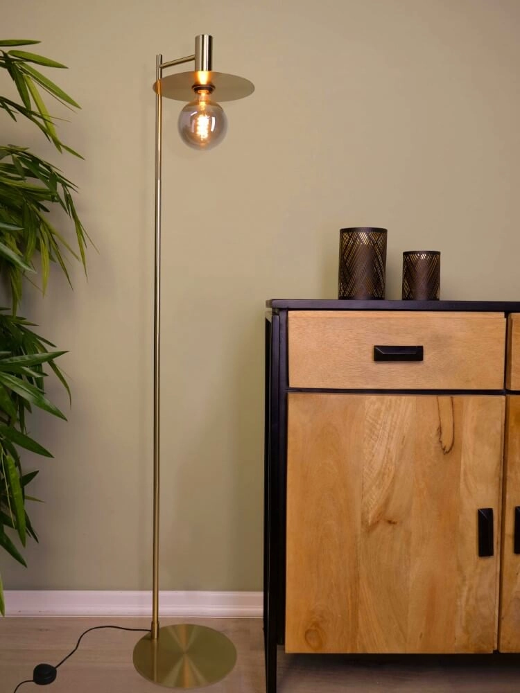 Gouden vloerlamp Escandell Eglo 9008606273911