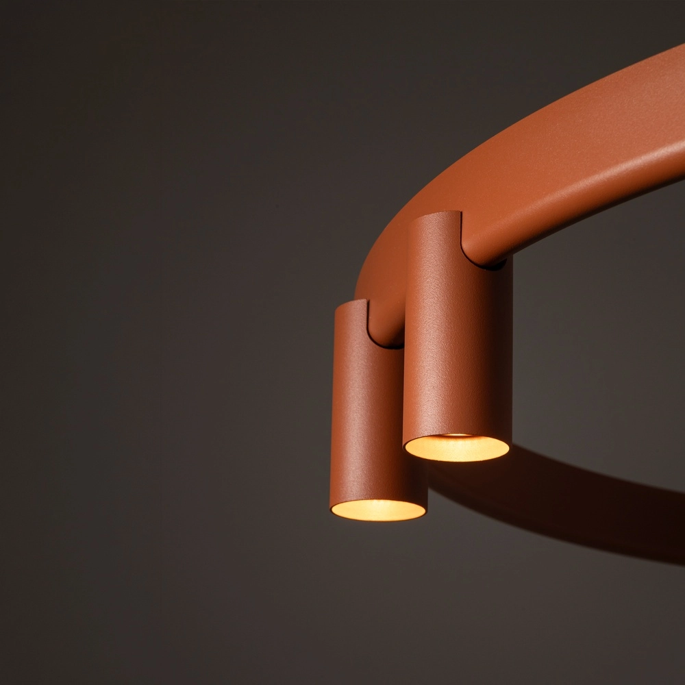 Design hanglamp Fourty terracotta Ø 80cm Lyora 5903139124188