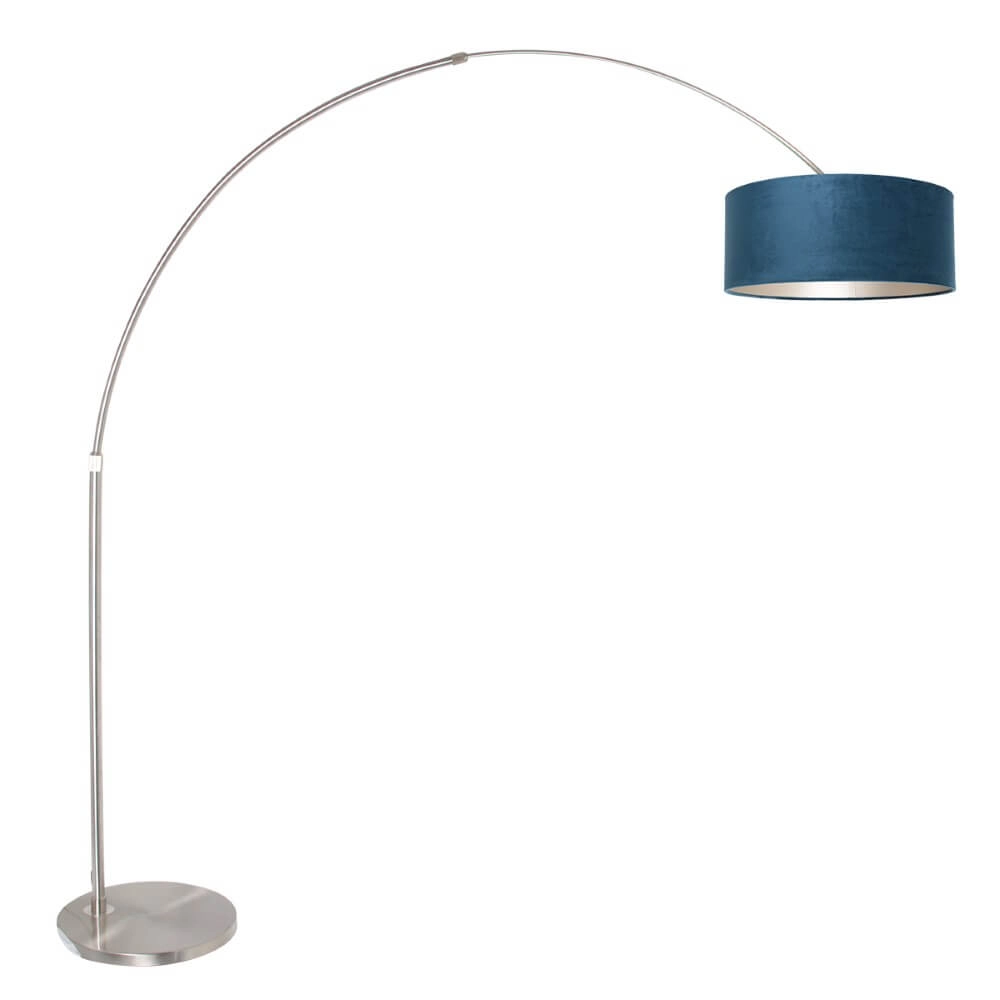 Booglamp Sparkled met blauw velvet Booglamp Sparkled met blauw velvet