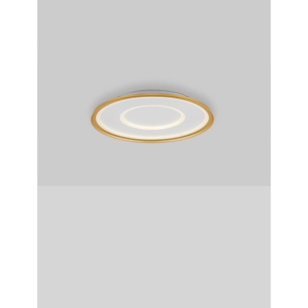 Plafondlamp Figin goud Ø 60cm Lyora 5212017465801