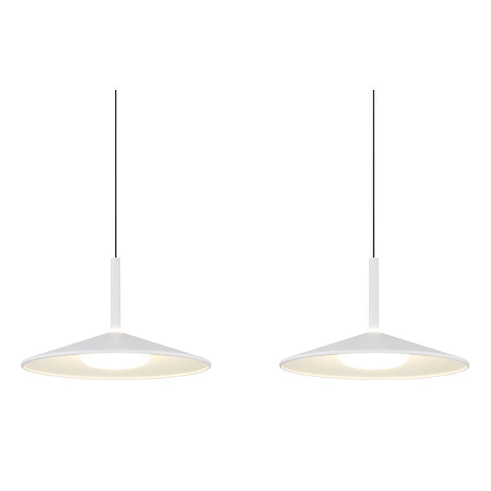 Design hanglamp Lampone 3-lichts wit Globo 9007371474806