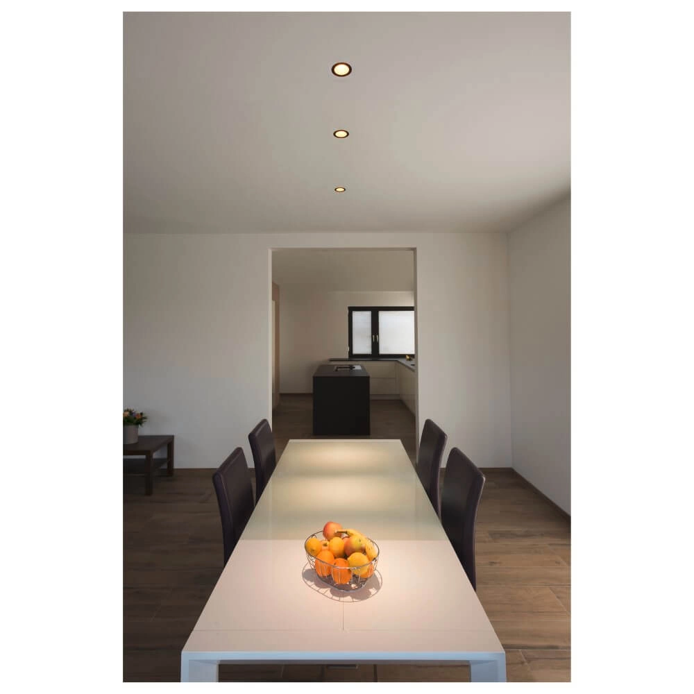 Led inbouwspot Horn zwart met goud - verdiept - 3000K SLV 4024163228190