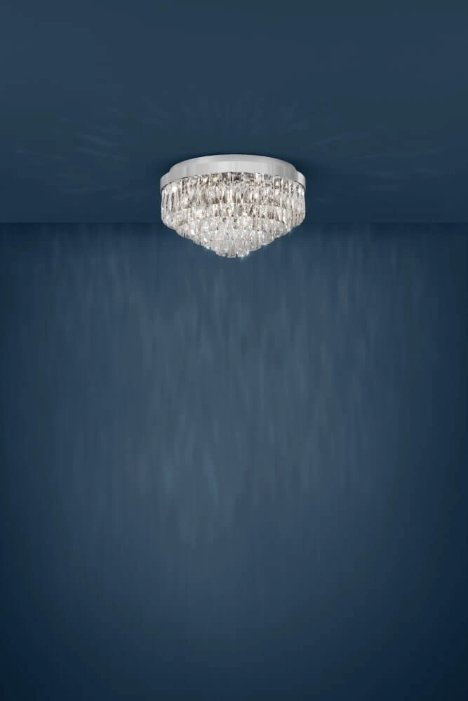 Plafond kroonluchter Valparaiso 1 chroom Ø 48cm Stars of Light 9002759394899