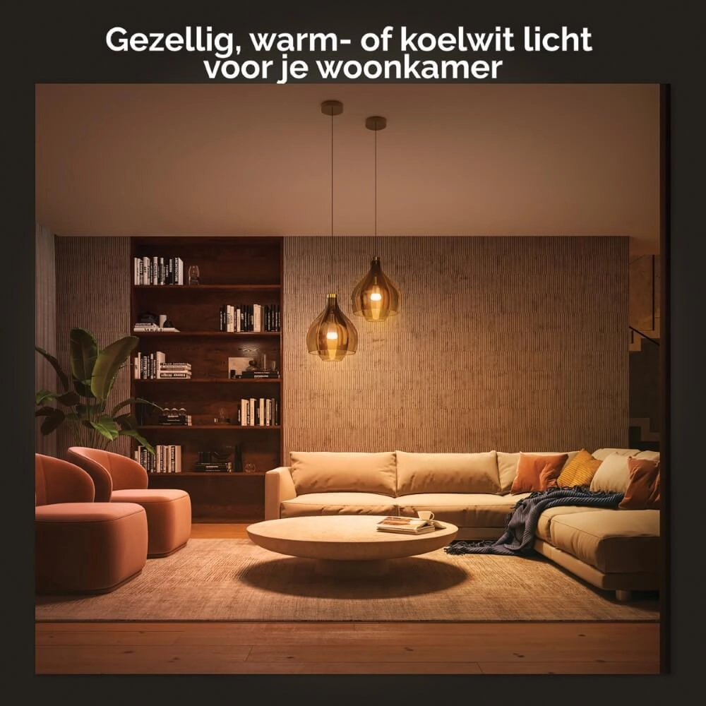 Hue - E27 - 11W - White Ambiance set van 2 Philips 8719514291256