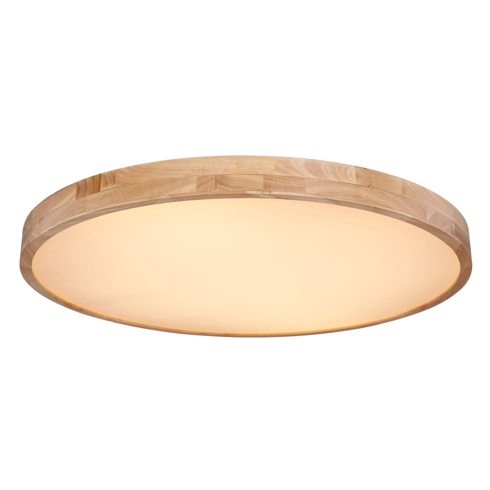 Houten plafonniere Rainer scandinavisch Ø 80cm Globo 9007371386284