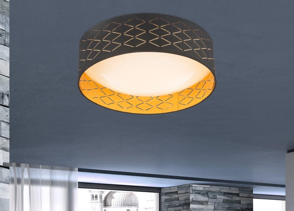 Led plafonniere Clarke Ø 40cm Globo 9007371375158