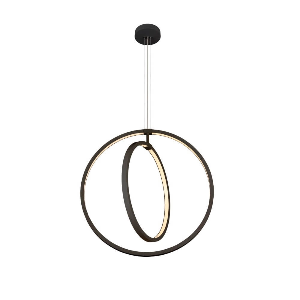 Kantoor hanglamp One Vertical led - zwart