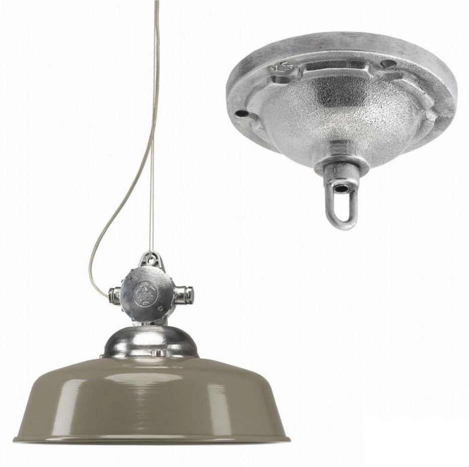 Hanglamp industrie Detroit antiek taupe KS Verlichting 8714732658607