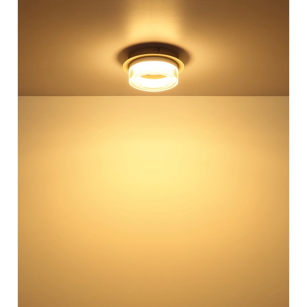 Moderne plafondlamp Zara zand bruin Ø 16cm Globo 9007371567065