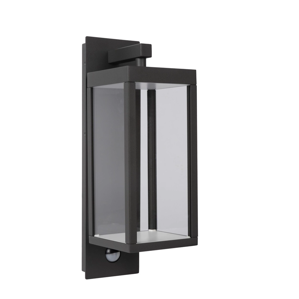 Desing wandlamp Clairette antraciet met bewegingssensor