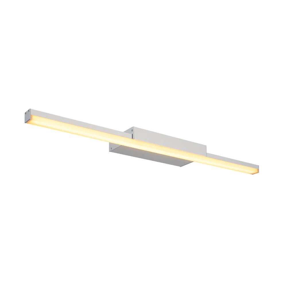 Led spiegel verlichting Glenos II zilver