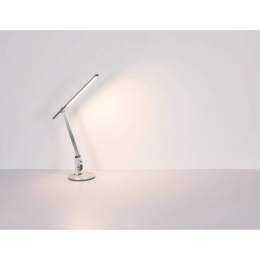 Bureaulamp Solana zilvergrijs Globo 9007371449644
