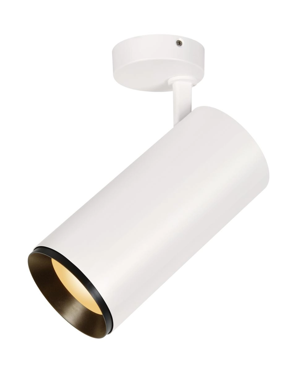 Opbouwspot Numinos XL wit/zwart 2700K - 36gr