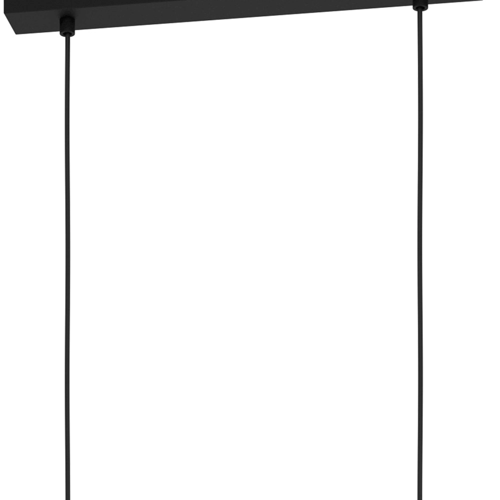 Eetkamer hanglamp Mardyke zwart met glas Eglo 9002759436445