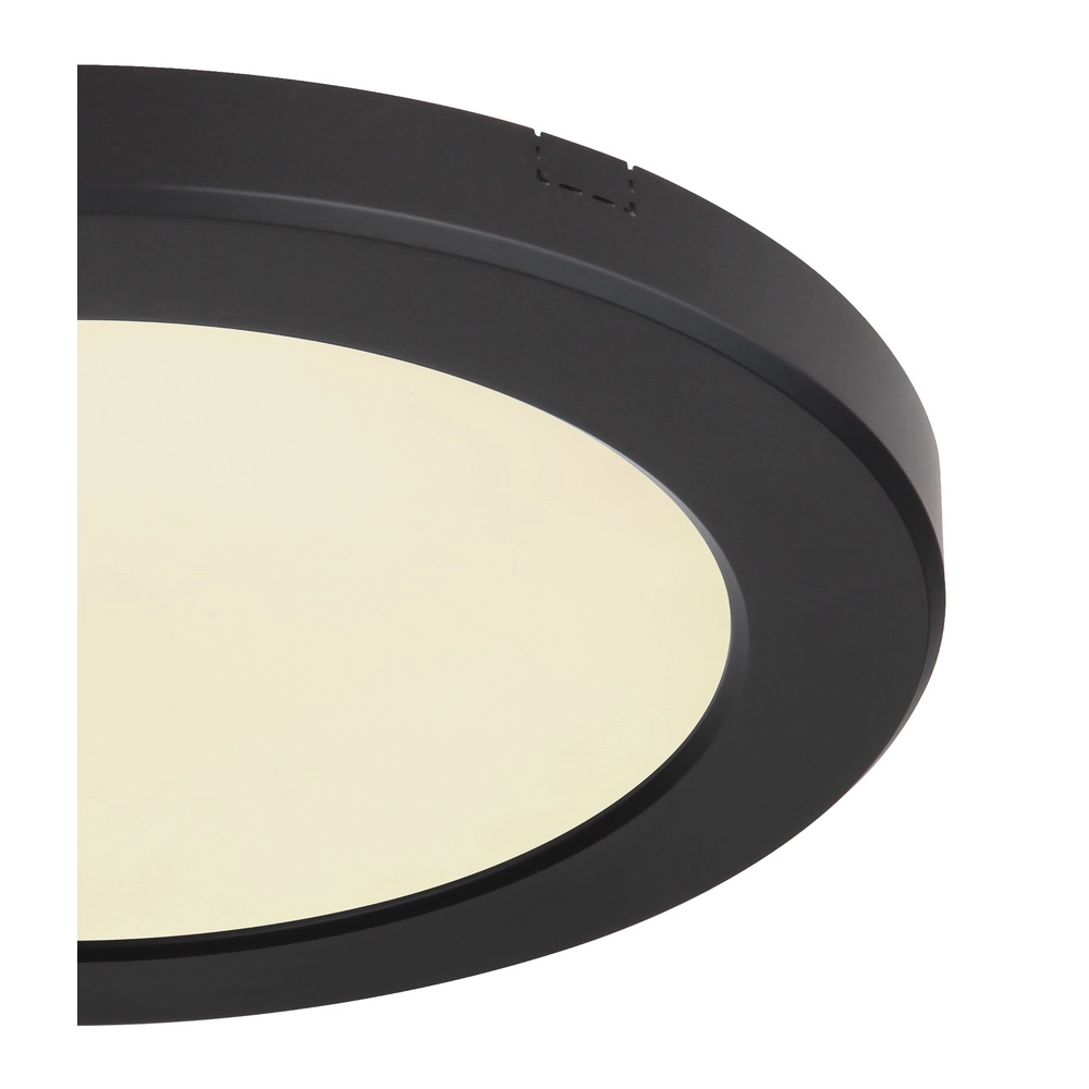 Design plafonniere Lasse zwart Ø 22cm Globo 9007371405169