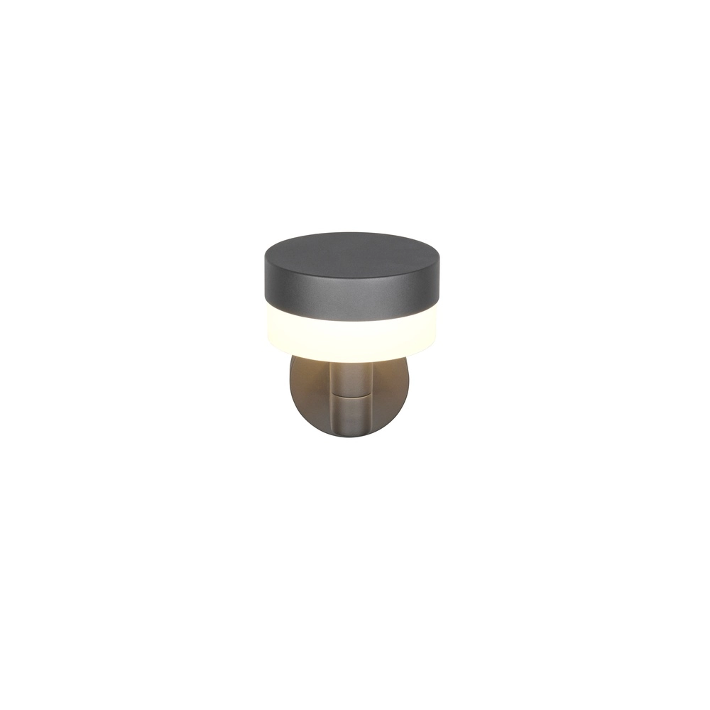 Design wandlamp Mackenzie antraciet met sensor Trio 4017807648539