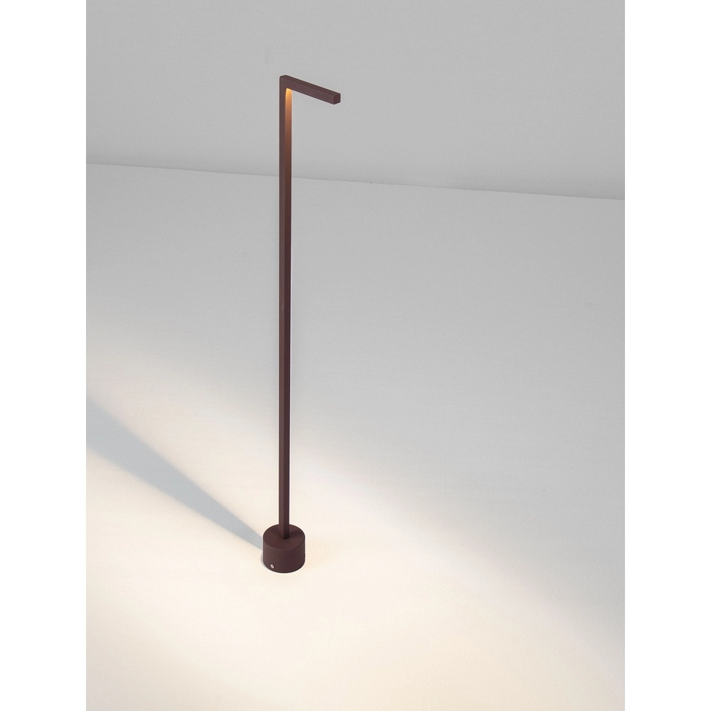 Strakke tuinlamp Pipe roestbruin 94,5cm Strakke tuinlamp Pipe roestbruin 94,5cm