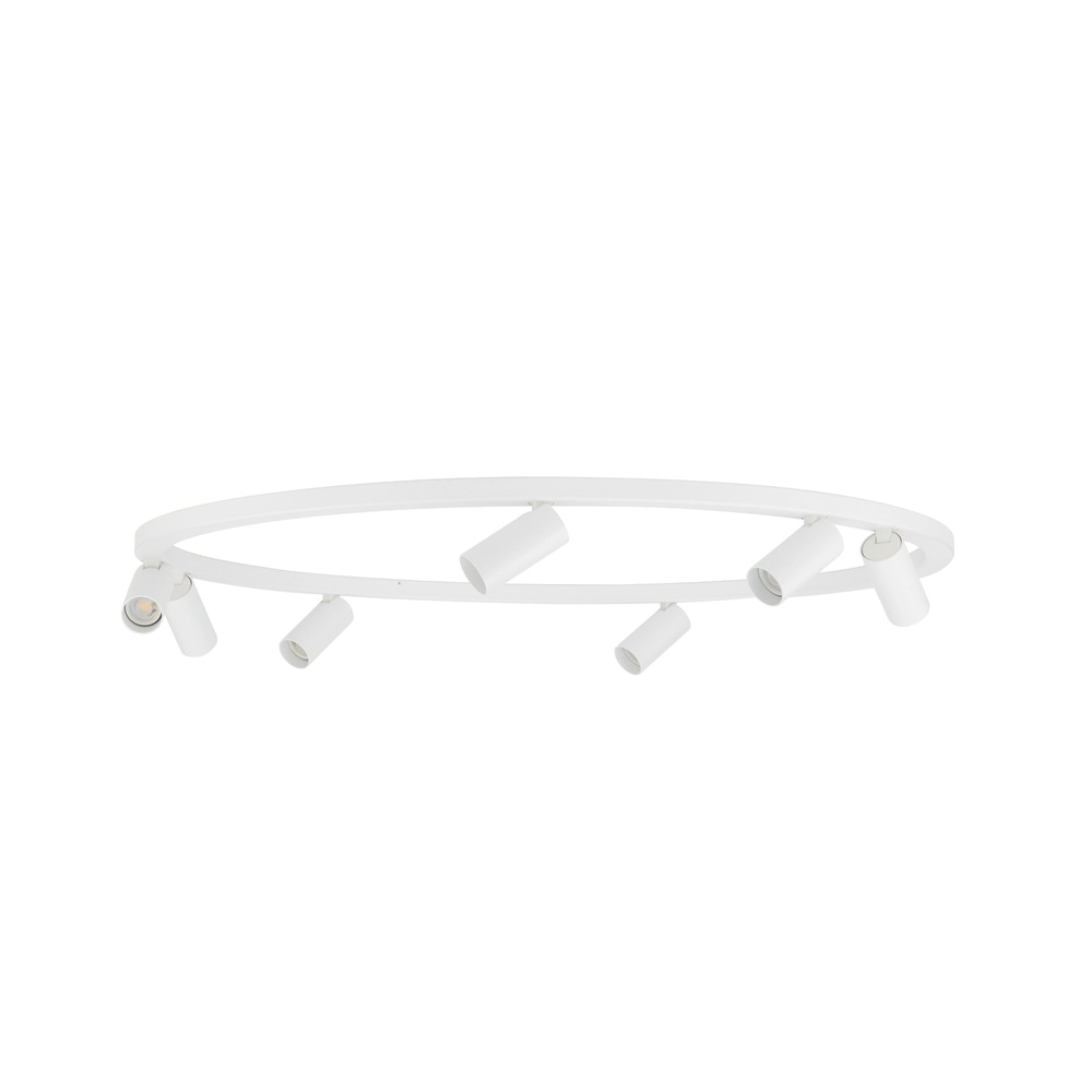 Cirkel opbouwspots Fourty 7x GU10 - wit Lyora 5903139119450